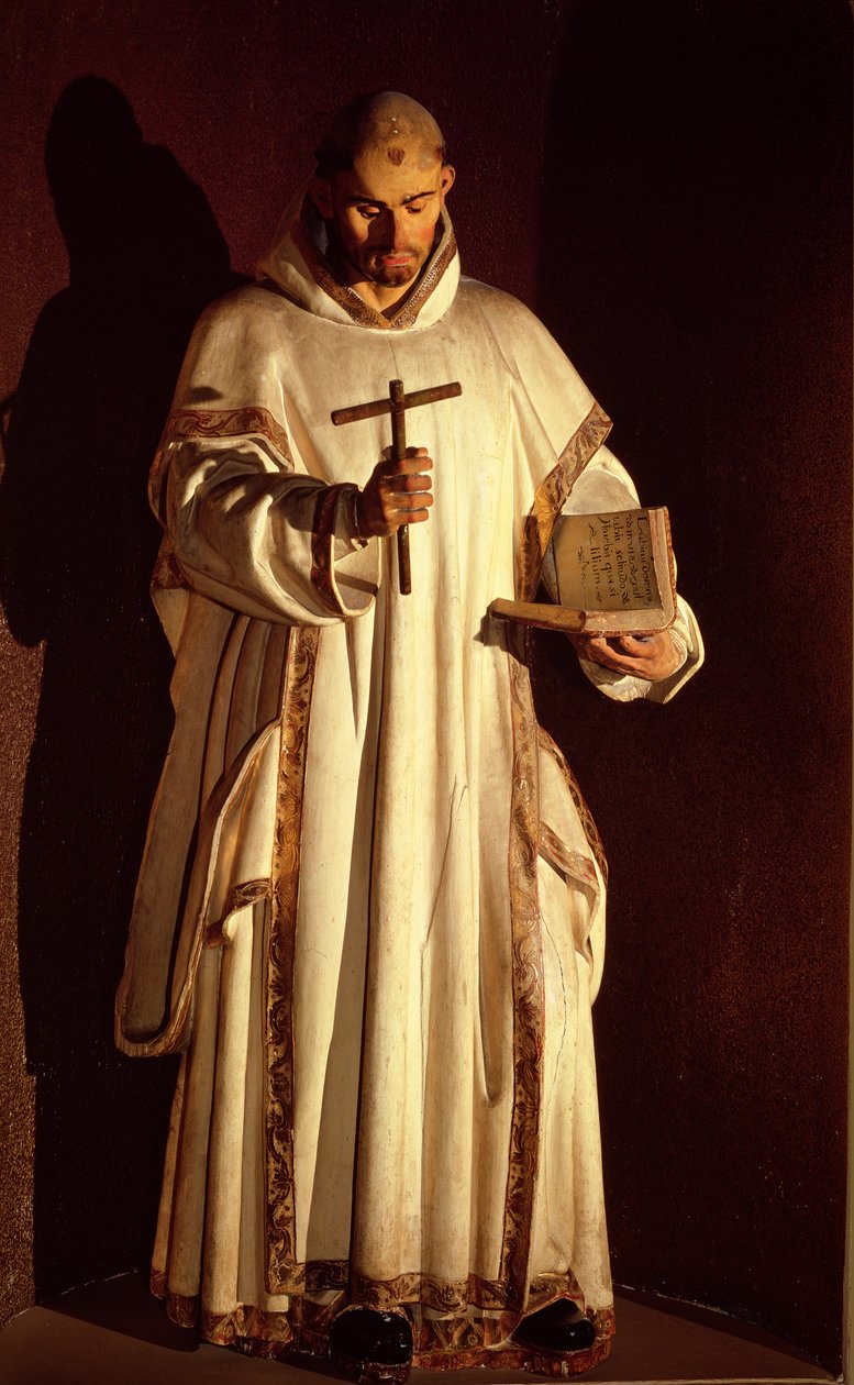 San Bruno (drewno polichromowane) autorstwa Gregorio Fernandez