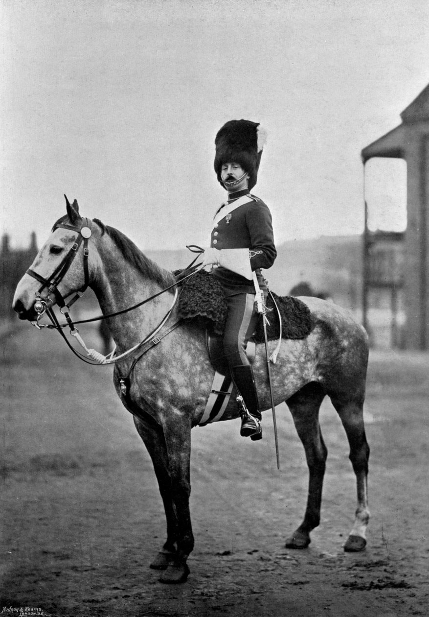 Sierżant major G Duncan, pułkowy sierżant-major szkockich Greys, 1896 autorstwa Gregory and Co