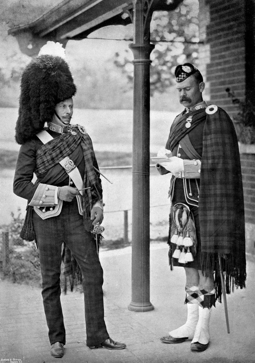 Pułkownik 1. Batalionu Argyll i Sutherland Highlanders, 1896 autorstwa Gregory and Co