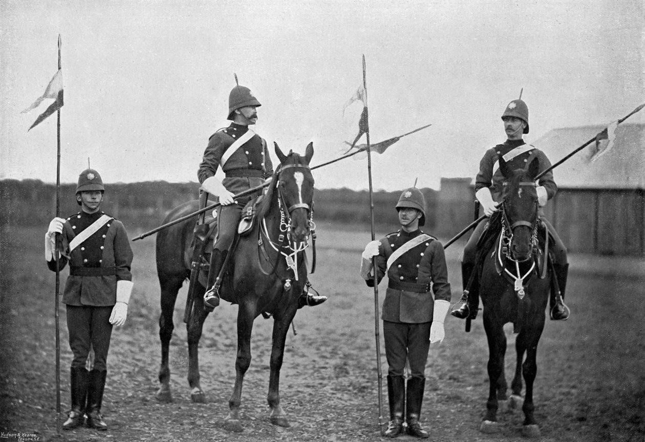Żołnierze Kawalerii Południowej Australii, 1896 autorstwa Gregory and Co