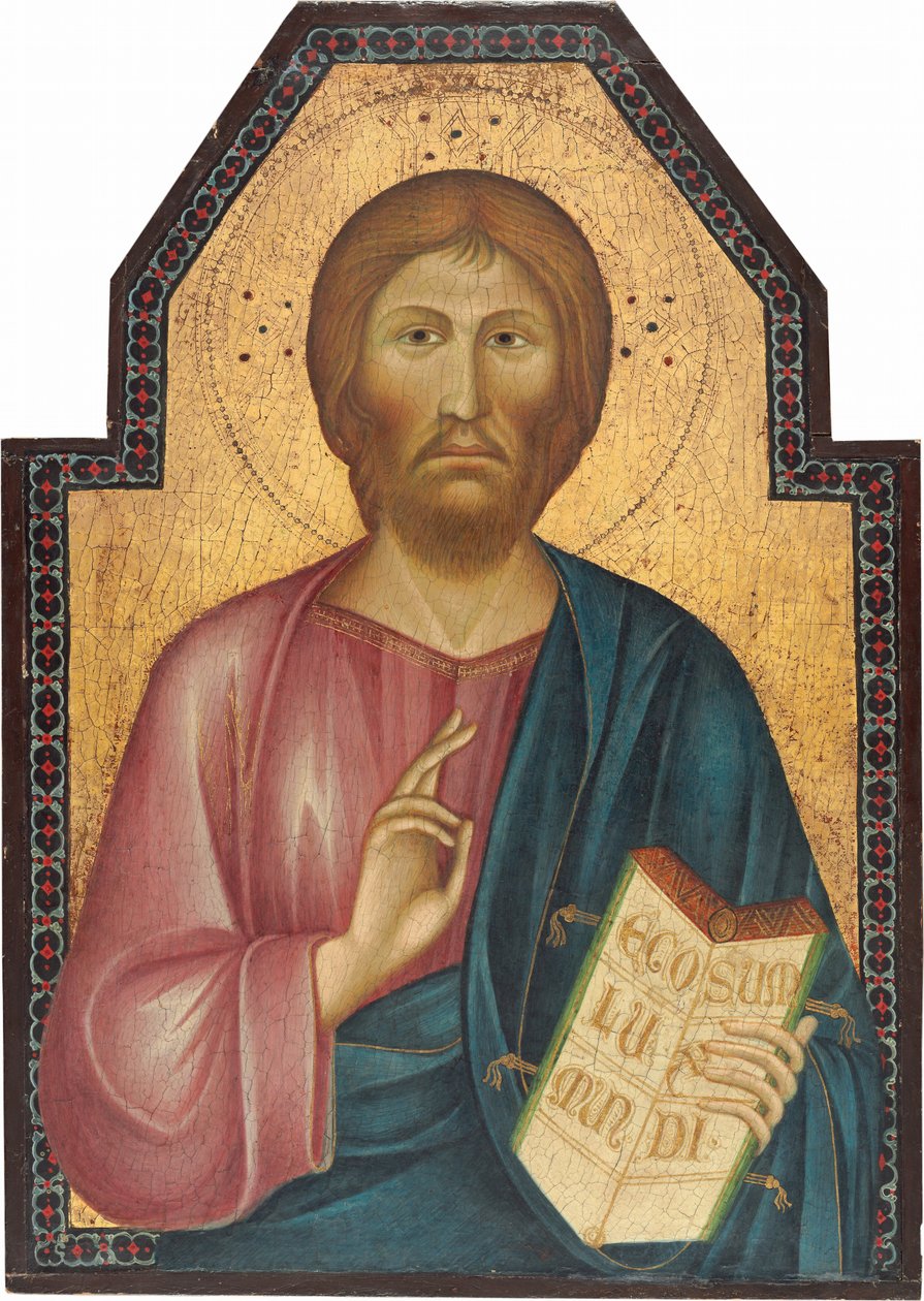 Błogosławieństwo Chrystusa, c. 1310. autorstwa Grifo di Tancredi