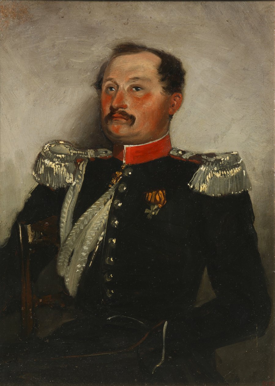 Portret Mikołaja Pietrowicza Kolubakina 1811-1868, 1849 autorstwa Grigori Grigorevich Gagarin
