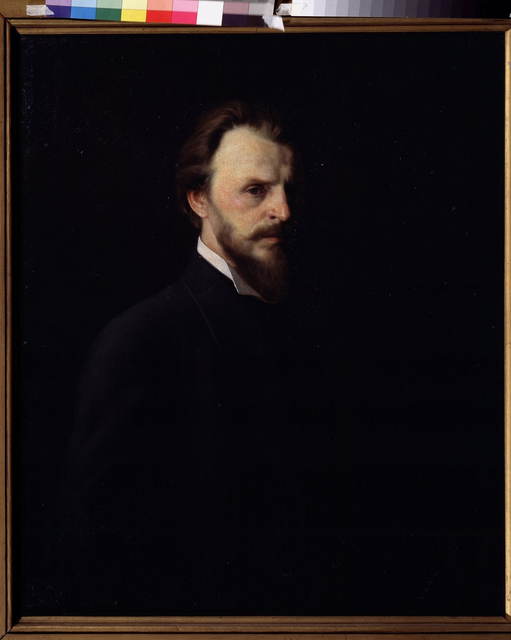 Autoportret (Autoportret). Painture de Grigori (Grigory, Grigory) Grigorievich Myasoedov (Myasoedov, Myasoedov) (1834-1911), huile sur toile autorstwa Grigori Grigoryevich Myasoedov