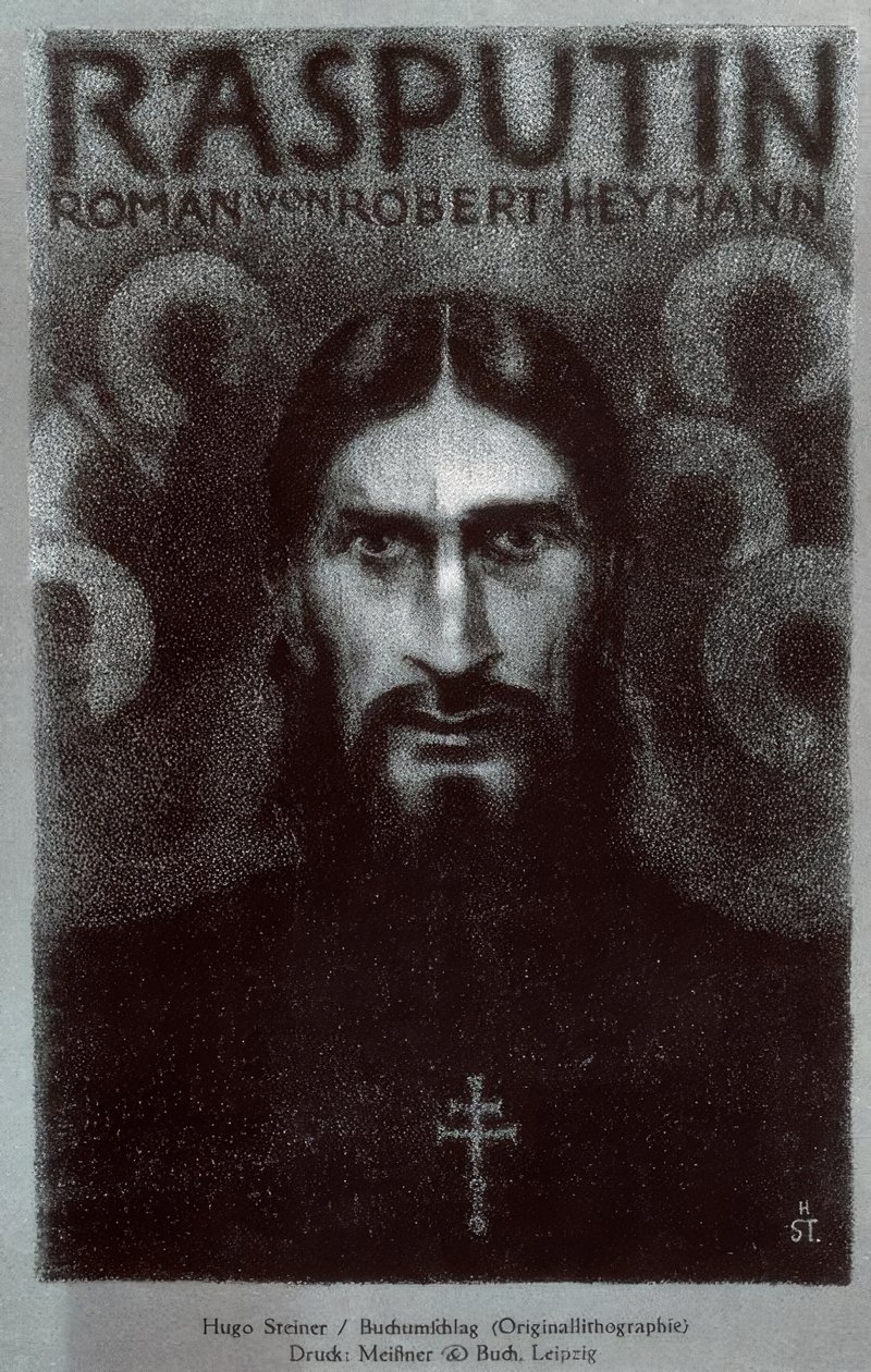 Rasputin / Buchumschlag 1919 autorstwa Grigori Jefimowitsch Rasputin