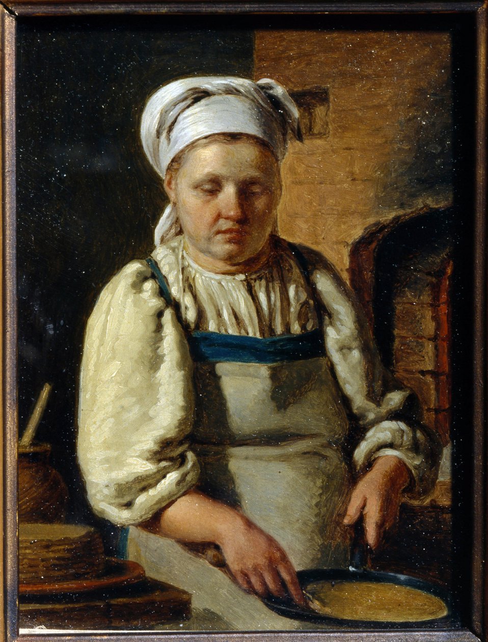 Cook - Peinture Grigori Karpovich Mikhaylov (1814-1867) - 1835 - Olej na płótnie - 21x15,8 - Państwowe Muzeum Historii i Architektury na świeżym powietrzu Kreml Nowogrodzki, Nowogród autorstwa Grigori Karpovich Mikhaylov