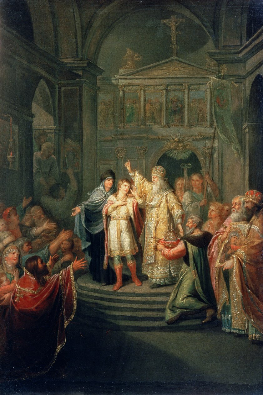 Wybory cara Michała Romanowa (1596-1676) 14 marca 1613, 1798-1800 autorstwa Grigoriy Ivanovich Ugryumov