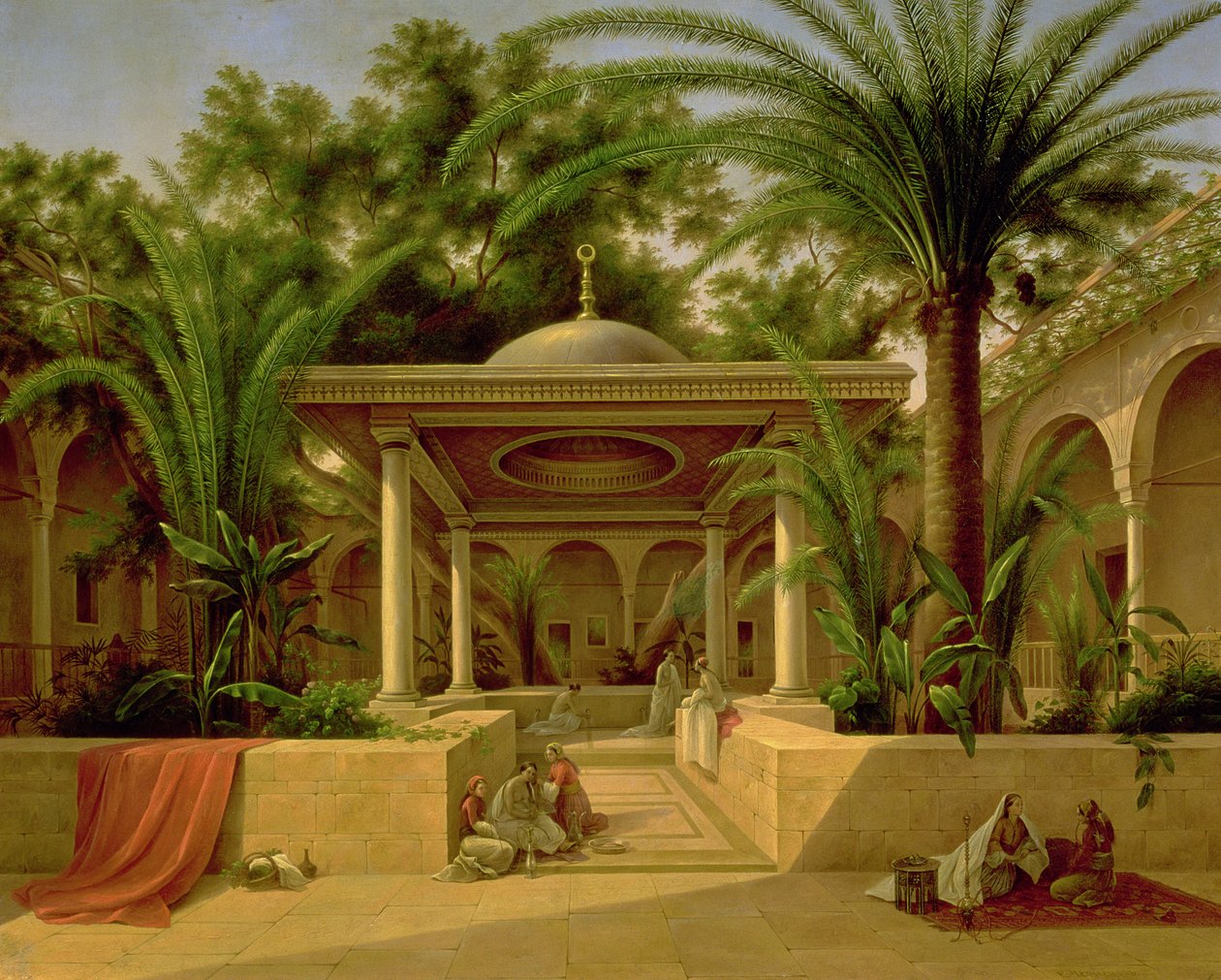Fontanna Khabanija, Kair, 1845 autorstwa Grigory Tchernezov