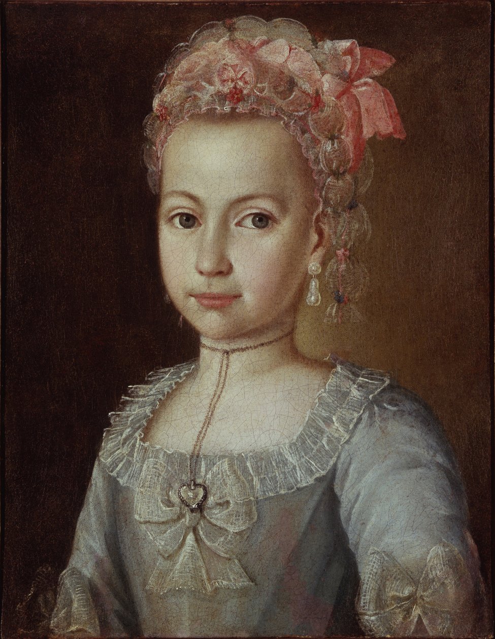 Portret Anny Lermontowej, 1776 autorstwa Grigory Ostrovsky