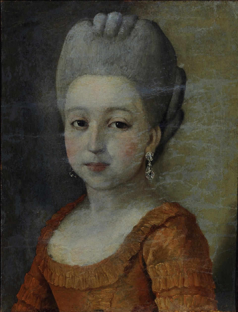 Portret dziewczyny, 1770 autorstwa Grigory Ostrovsky