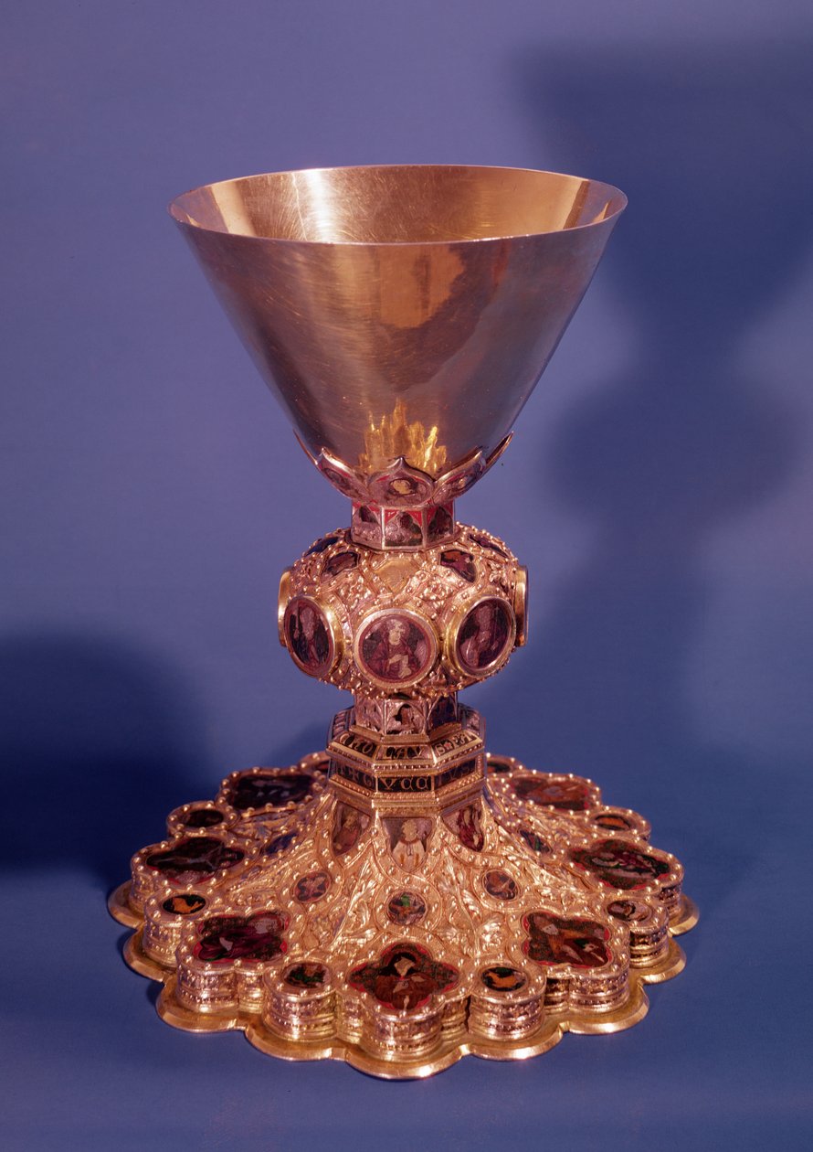 Kielich (srebro i emalia) autorstwa Guccio di Mannaia