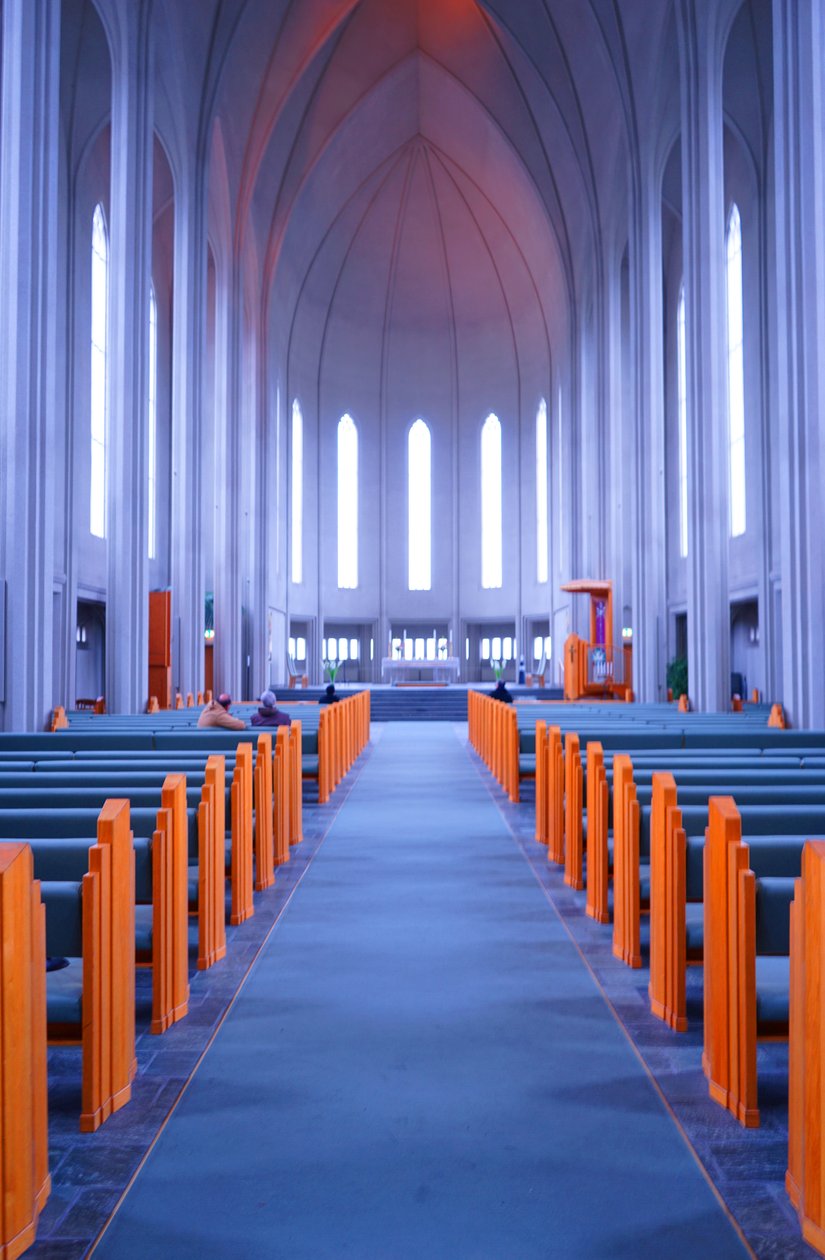 Wnętrze Hallgrimskirkja autorstwa Gudjon Samuelsson