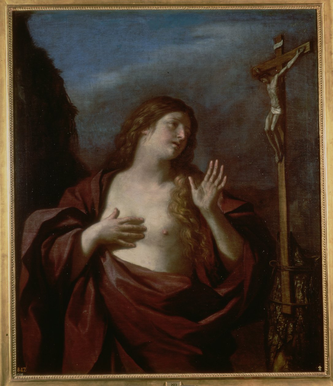 Maria Magdalena w pokucie autorstwa Giovanni Francesco Barbieri