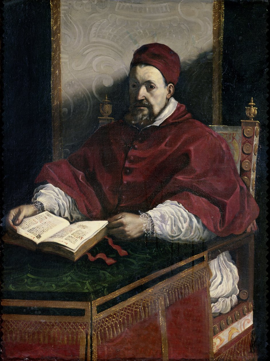 Papież Grzegorz XV (1554-1623) autorstwa Giovanni Francesco Barbieri
