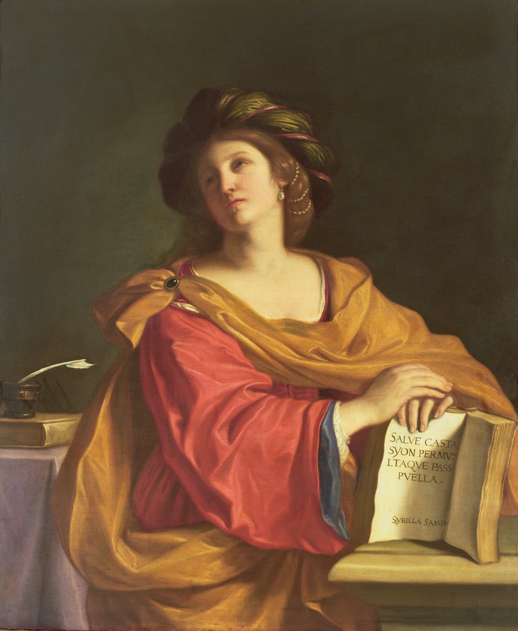 Sama Sybilla, 1644 autorstwa Giovanni Francesco Barbieri
