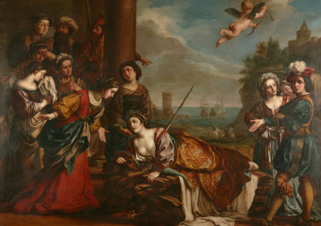 Śmierć Dydony autorstwa Guercino (1591 1666) (after)