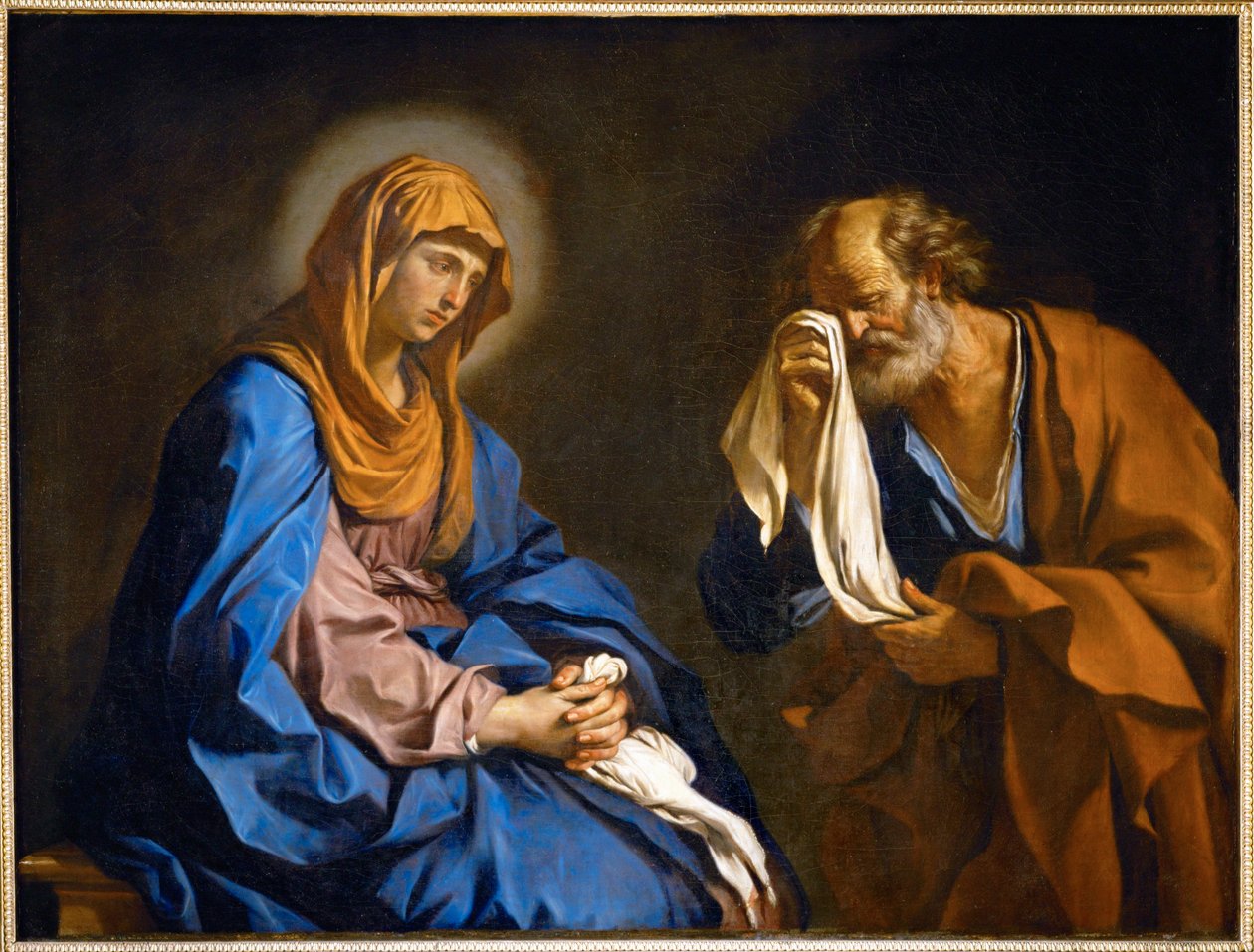 Les larmes de St. Pierre - Łzy Świętego Piotra ... autorstwa Guercino (1591-1666)
