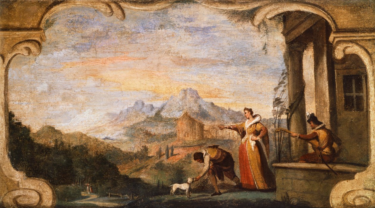 Powrót Ulissesa autorstwa Giovanniego Francesco Barbieri, znanego jako Guercino (1591-1666). autorstwa Guercino