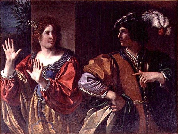 Semiramis (olej na płótnie) autorstwa Guercino
