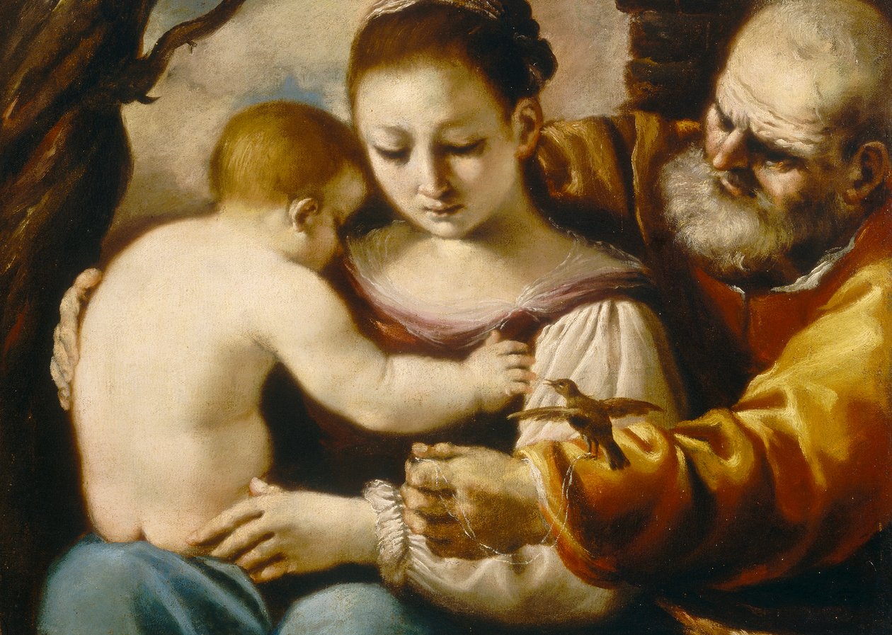 święta Rodzina autorstwa Guercino