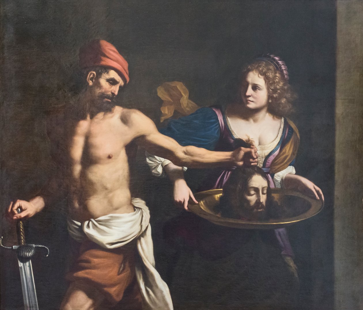 Salome” i głową Jana Chrzciciela, ok. 1651 (malarstwo) autorstwa Guercino (1591 1666)