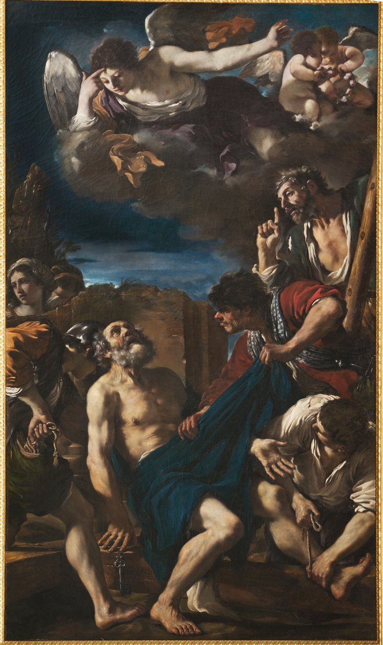 Męczeństwo św. Piotra autorstwa Guercino
