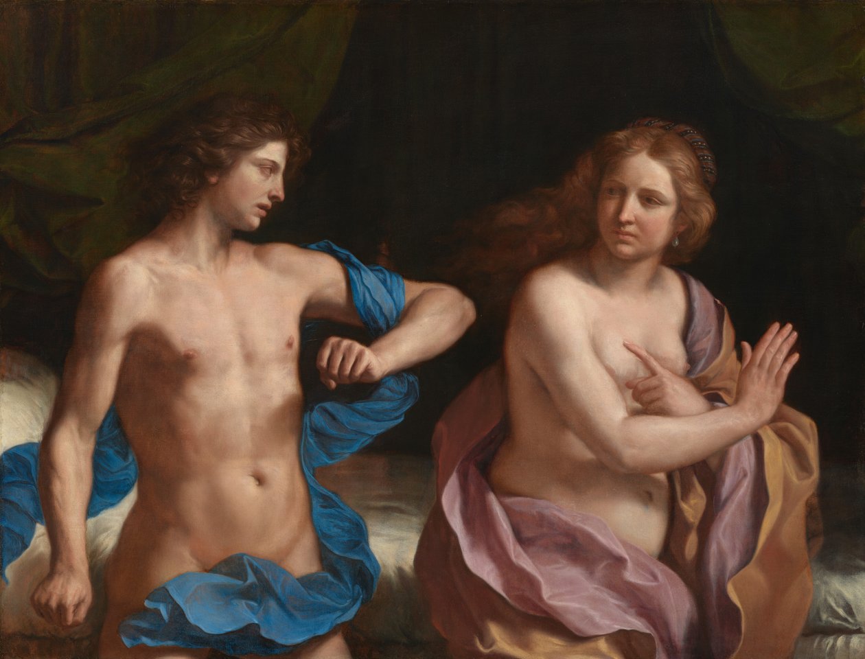 Amnon i Tamar autorstwa Guercino