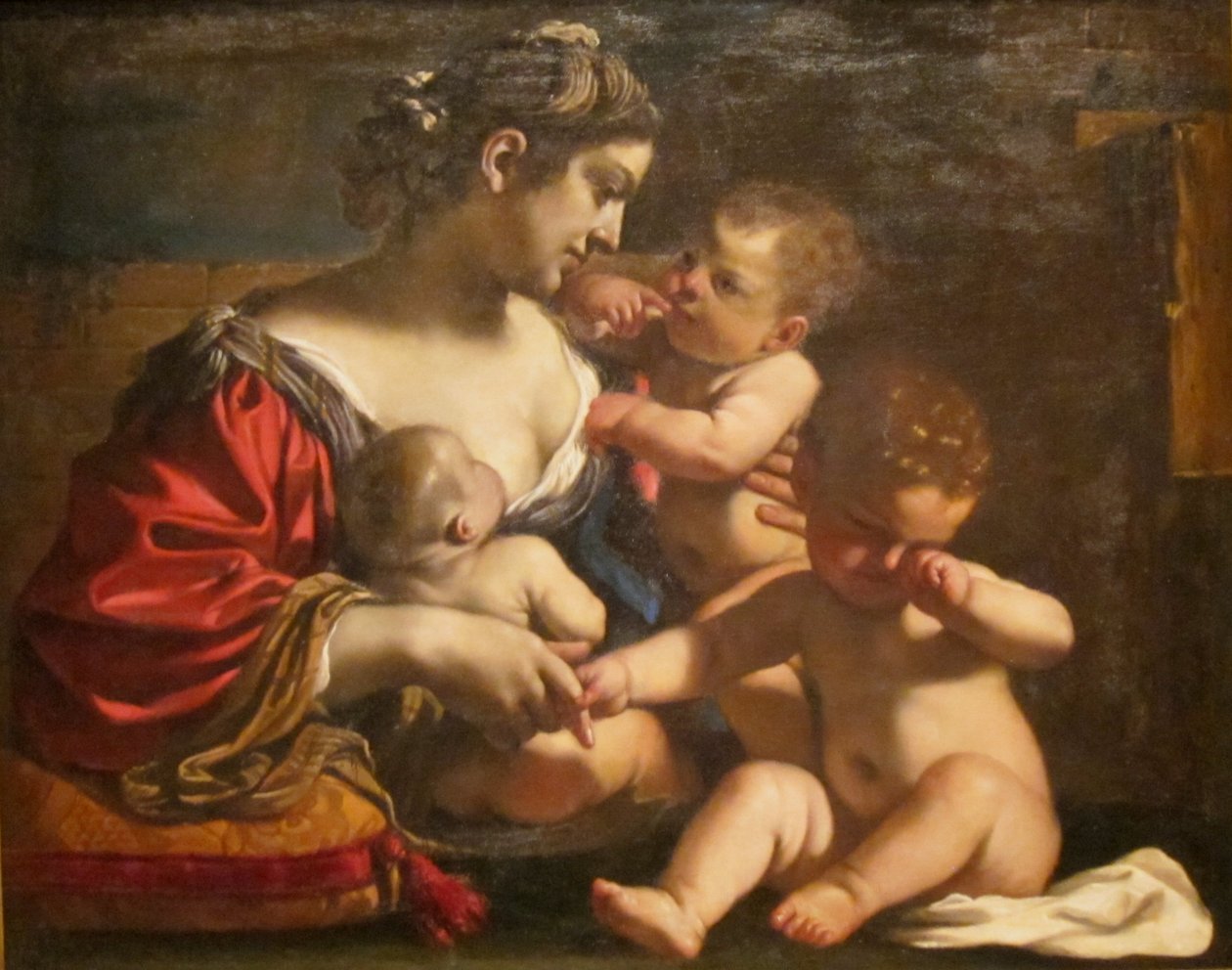 Chrześcijańska dobroczynność autorstwa Guercino