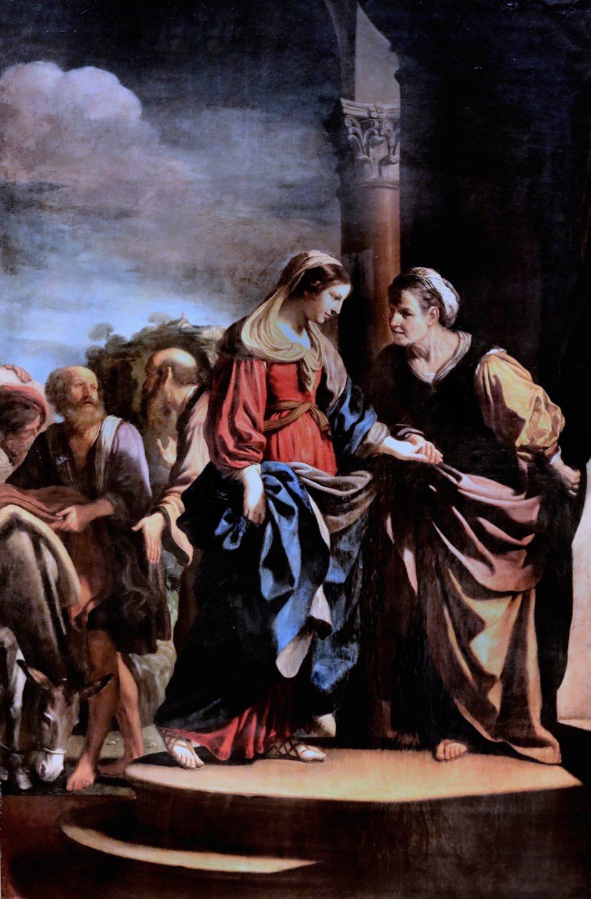 Guercino - Nawiedzenie. Nawiedzenie, 1632 autorstwa Guercino