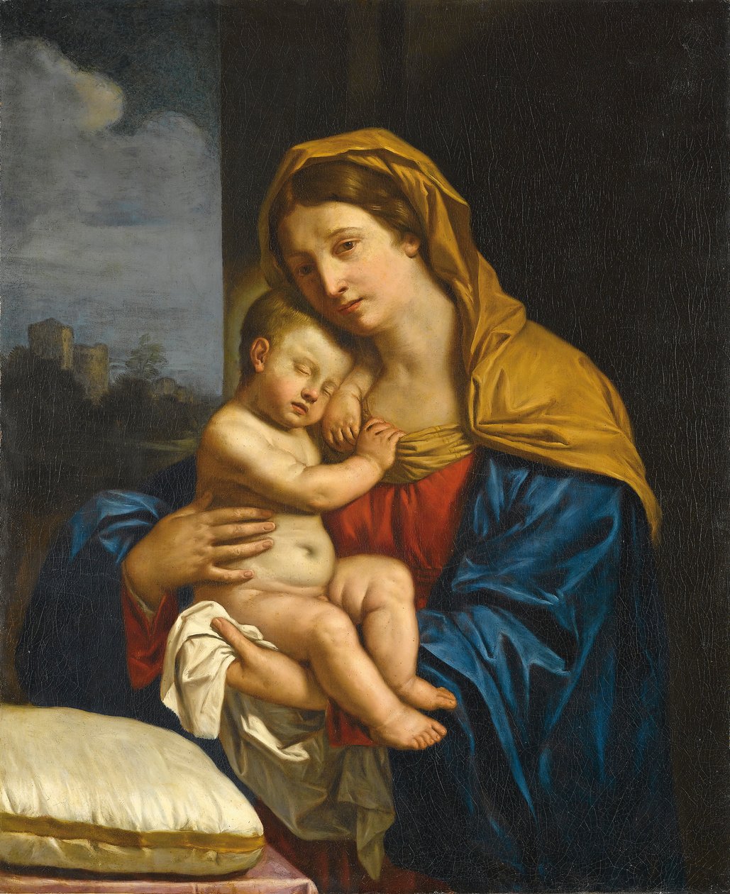 Madonna z Dzieciątkiem autorstwa Guercino