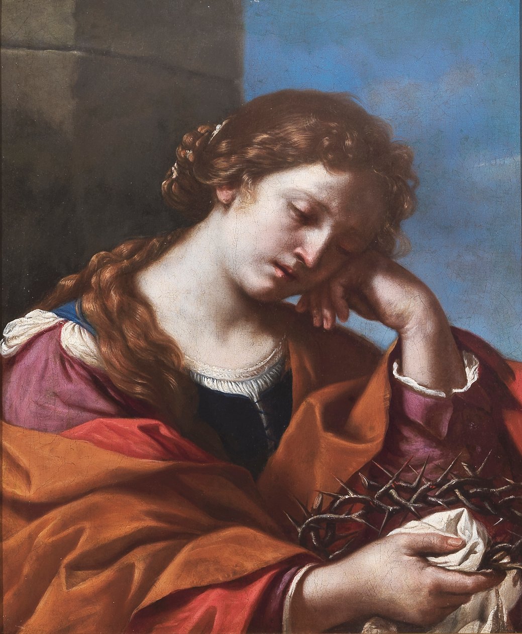 Maria Magdalena z koroną cierniową, 1632. autorstwa Guercino