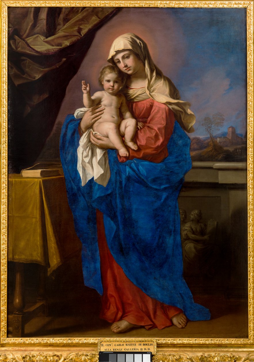 Matka Boża Błogosławiona, 1651 autorstwa Guercino
