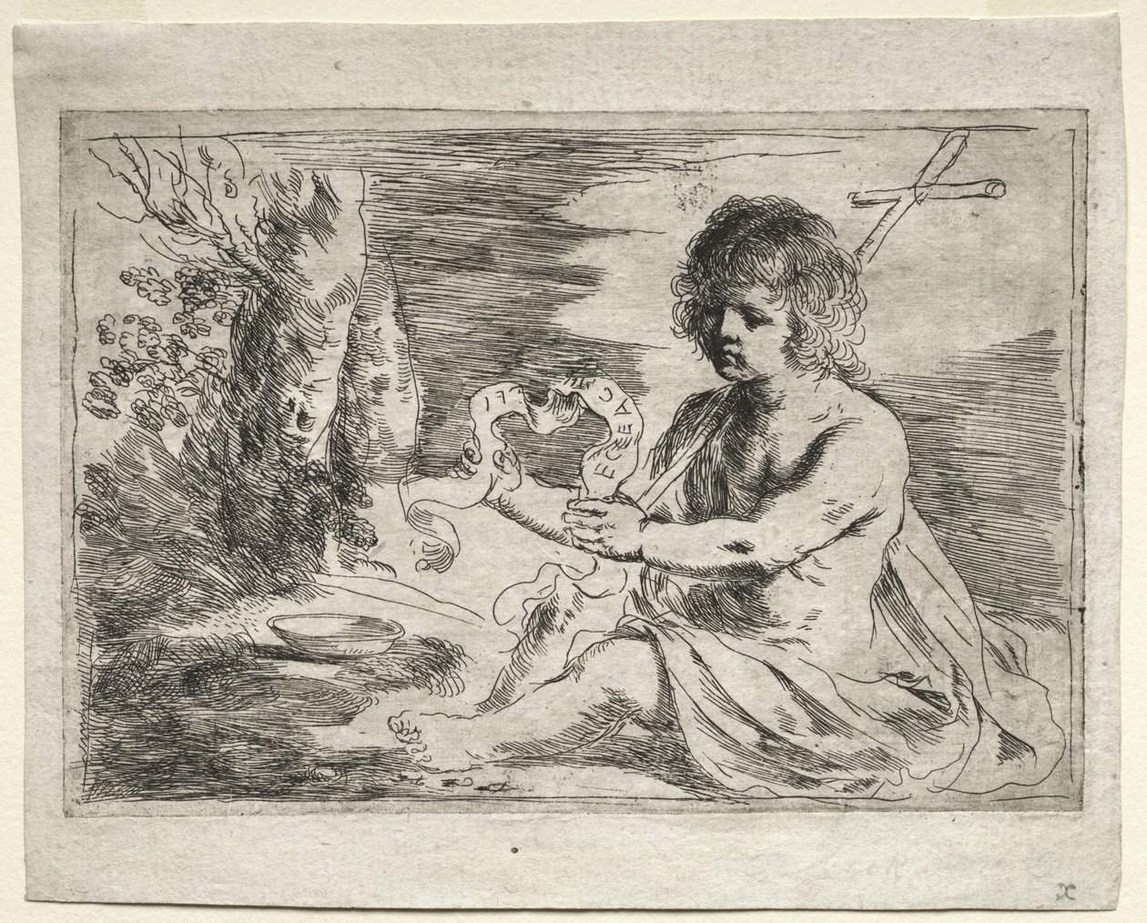 Św. Jan Chrzciciel, 1650. autorstwa Guercino