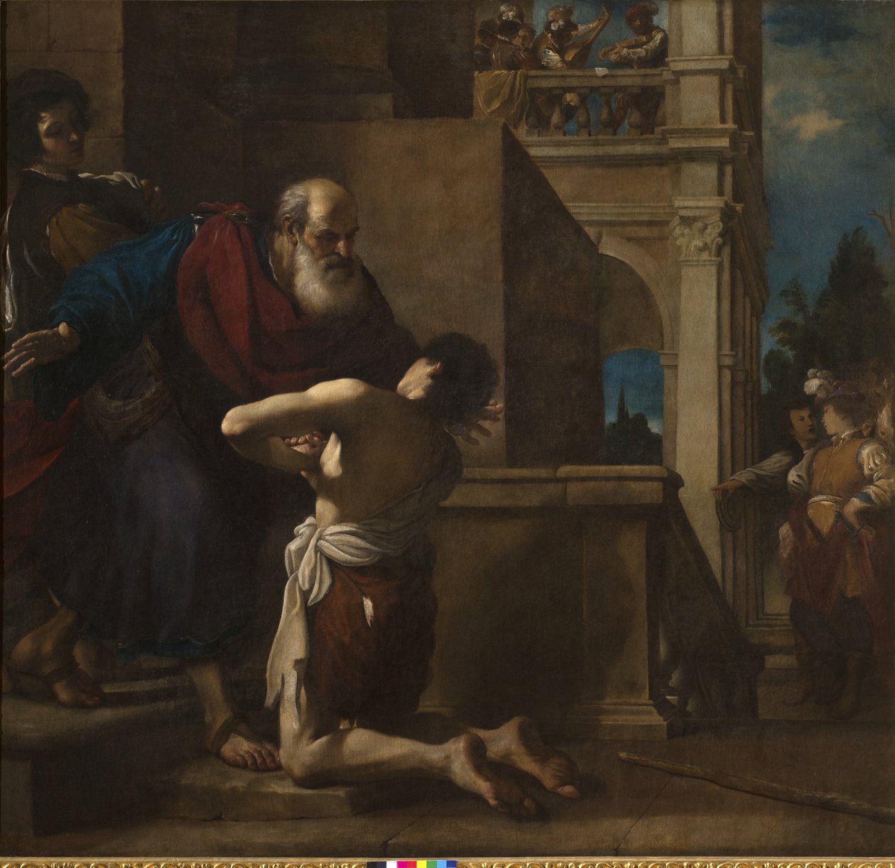 Powrót syna marnotrawnego, 1617 autorstwa Guercino
