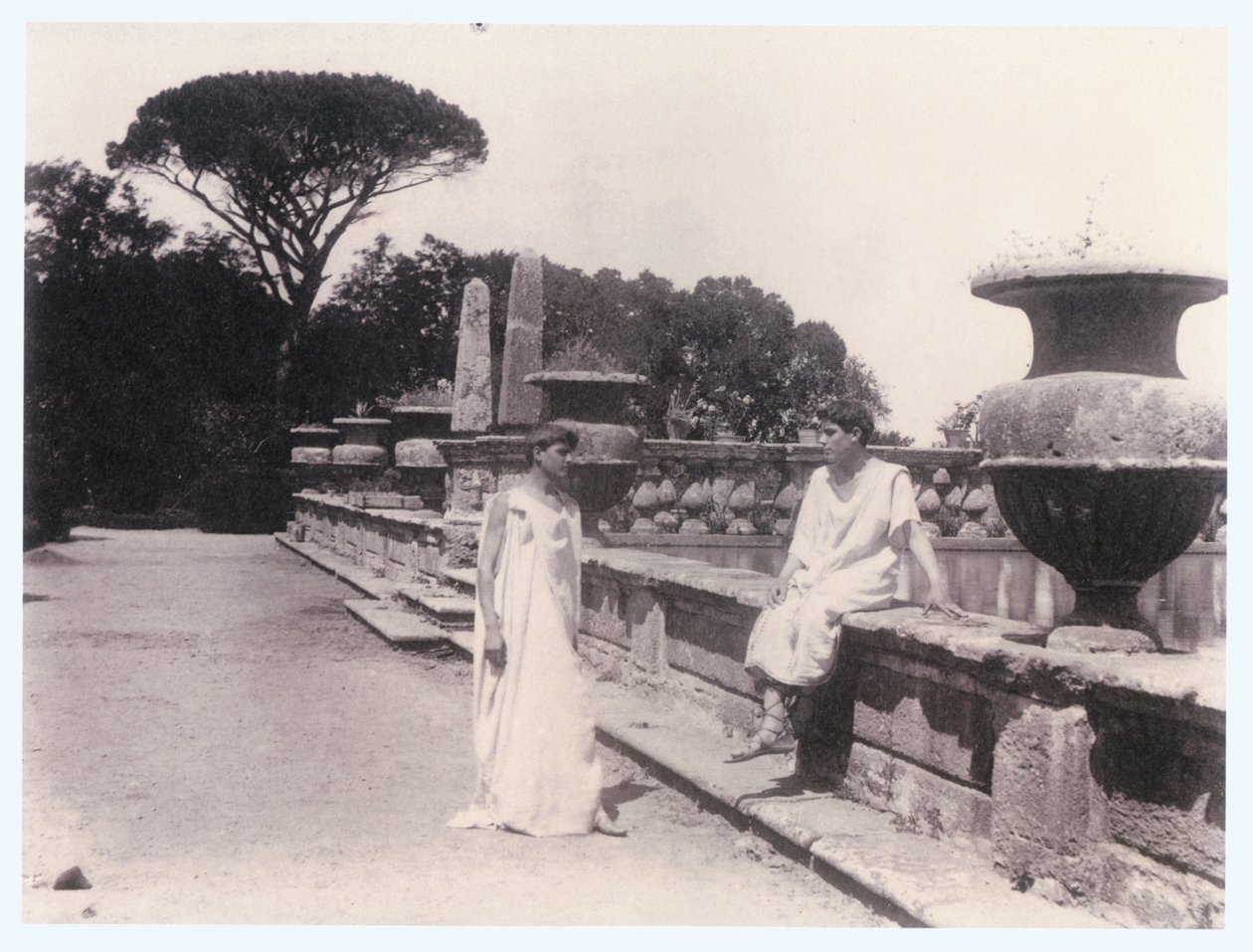 Bagnaia, Villa Lante (zdjęcie) autorstwa Guglielmo (1852 1930) Plüschow