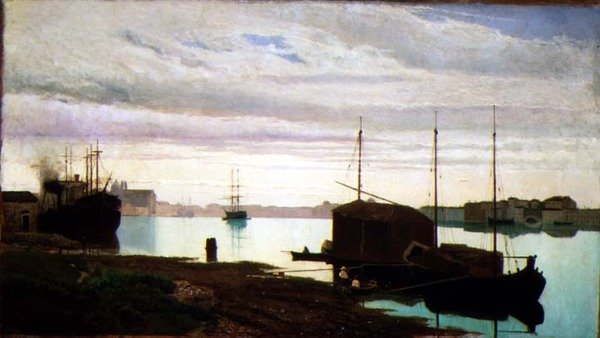 Kanał Giudecca, Wenecja autorstwa Guglielmo Ciardi