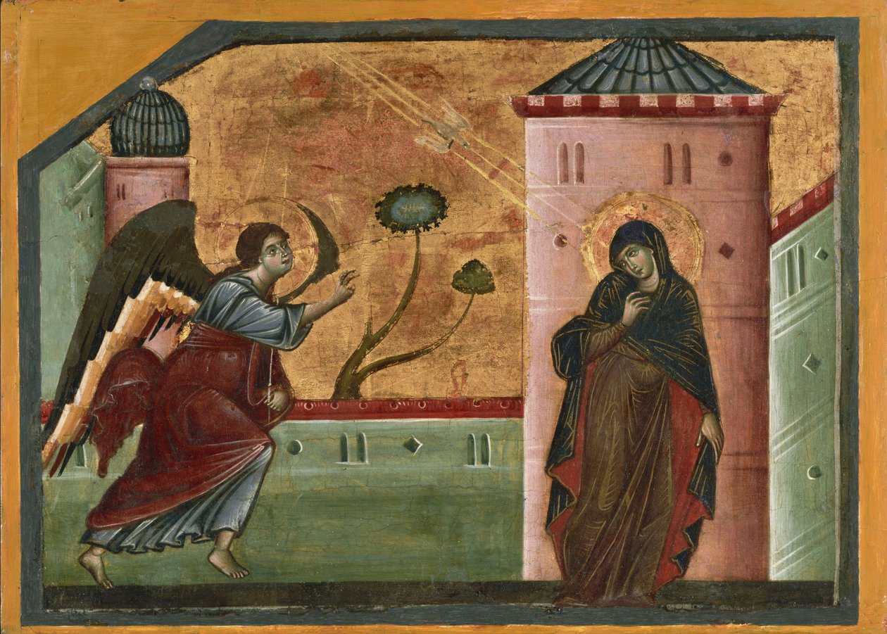 zwiastowanie autorstwa Guido da Siena