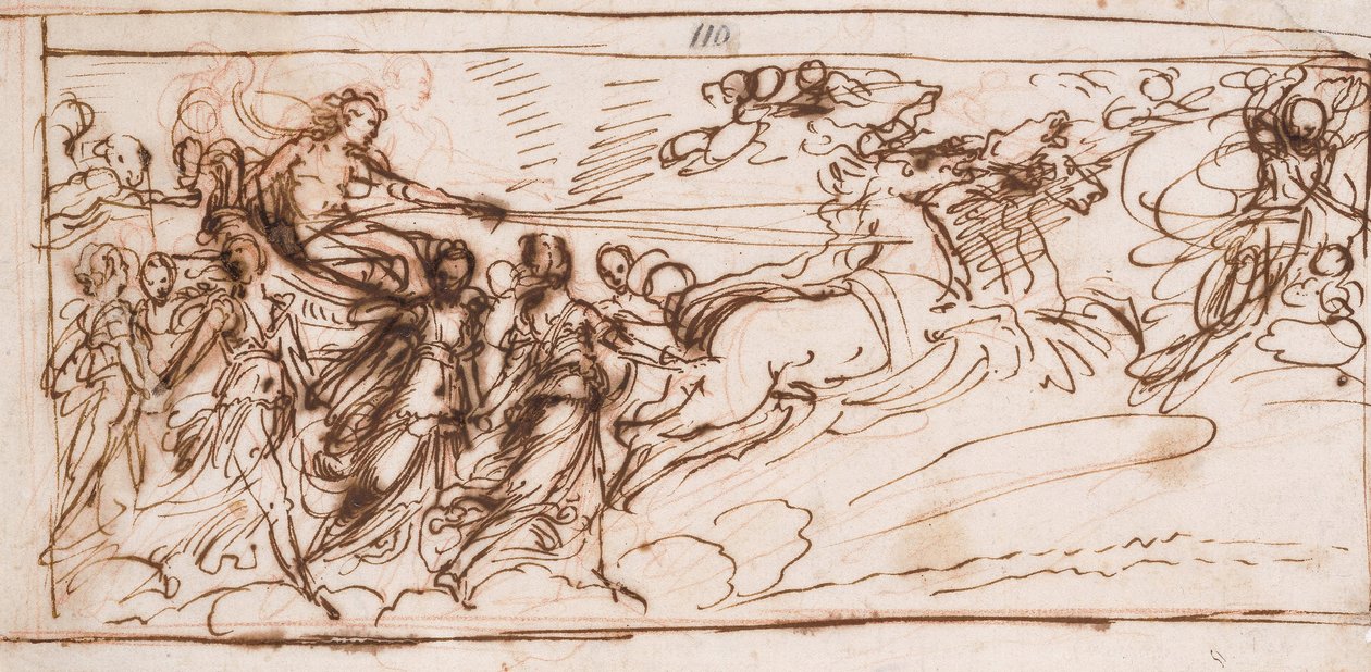 Apollo na słonecznym rydwanie autorstwa Guido Reni