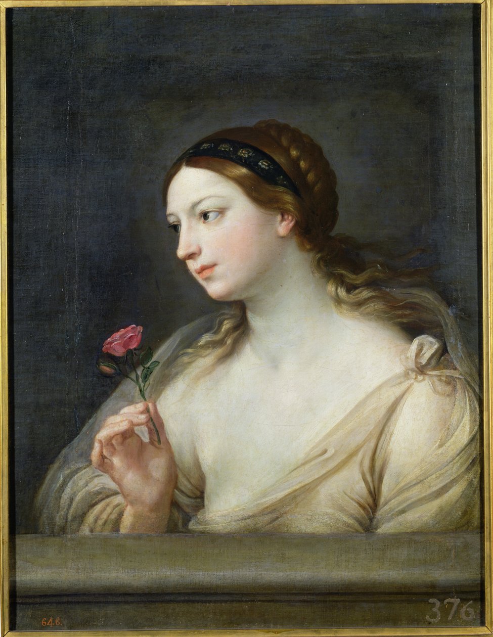 Dziewczyna z różą autorstwa Guido Reni