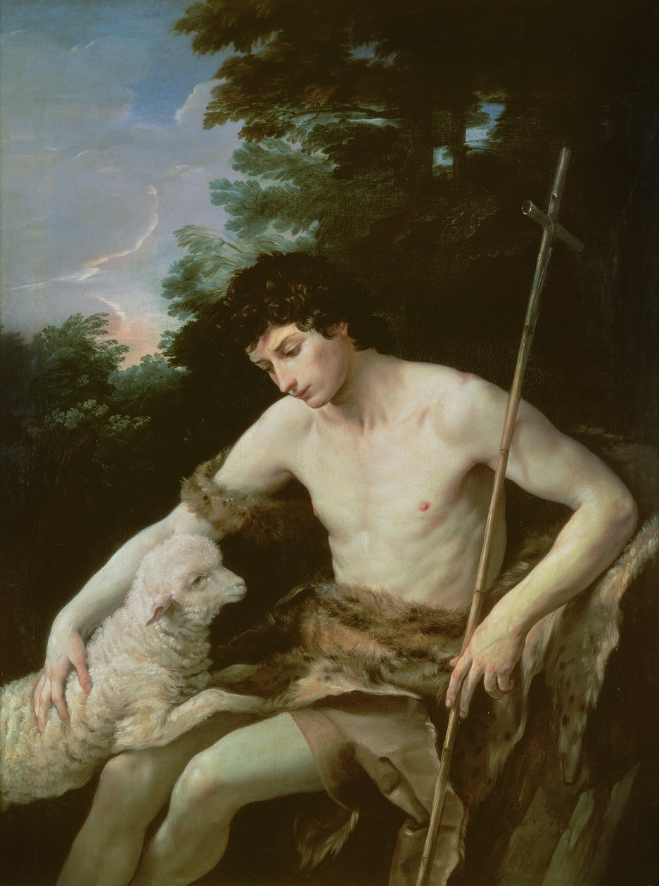 Św. Jan Chrzciciel na pustyni, ok. 1625 autorstwa Guido Reni