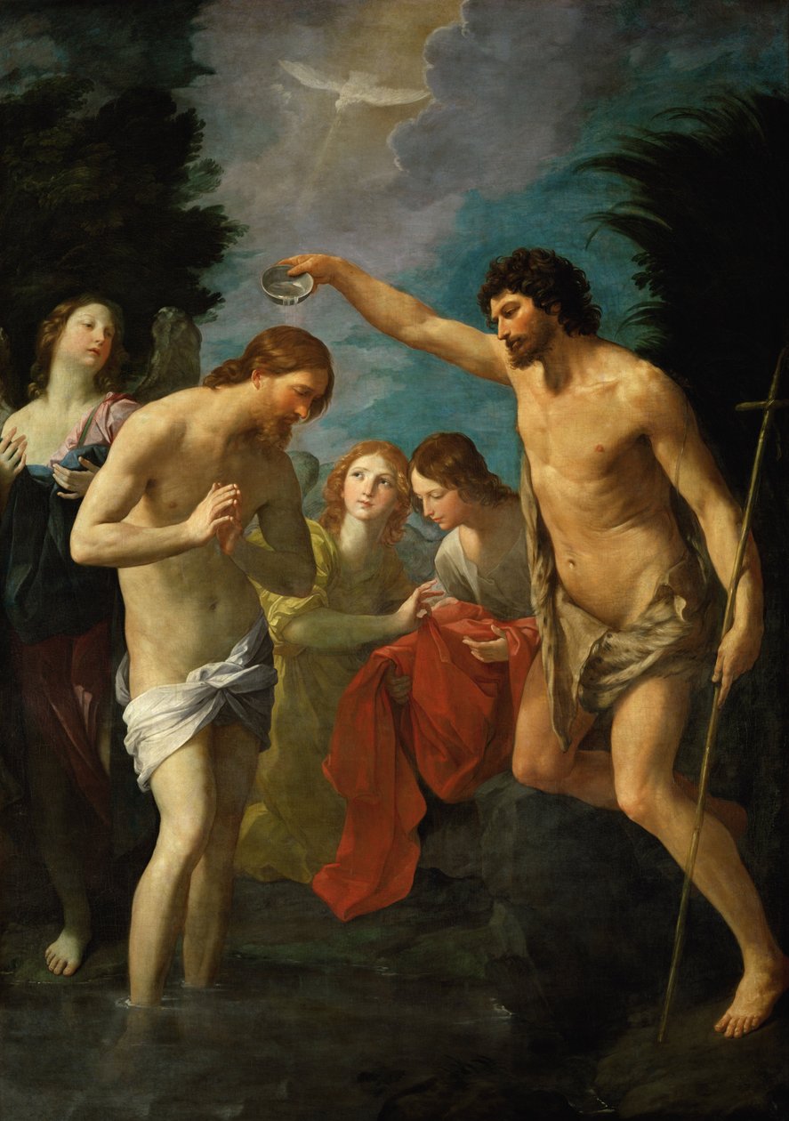 Chrzest Chrystusa autorstwa Guido Reni
