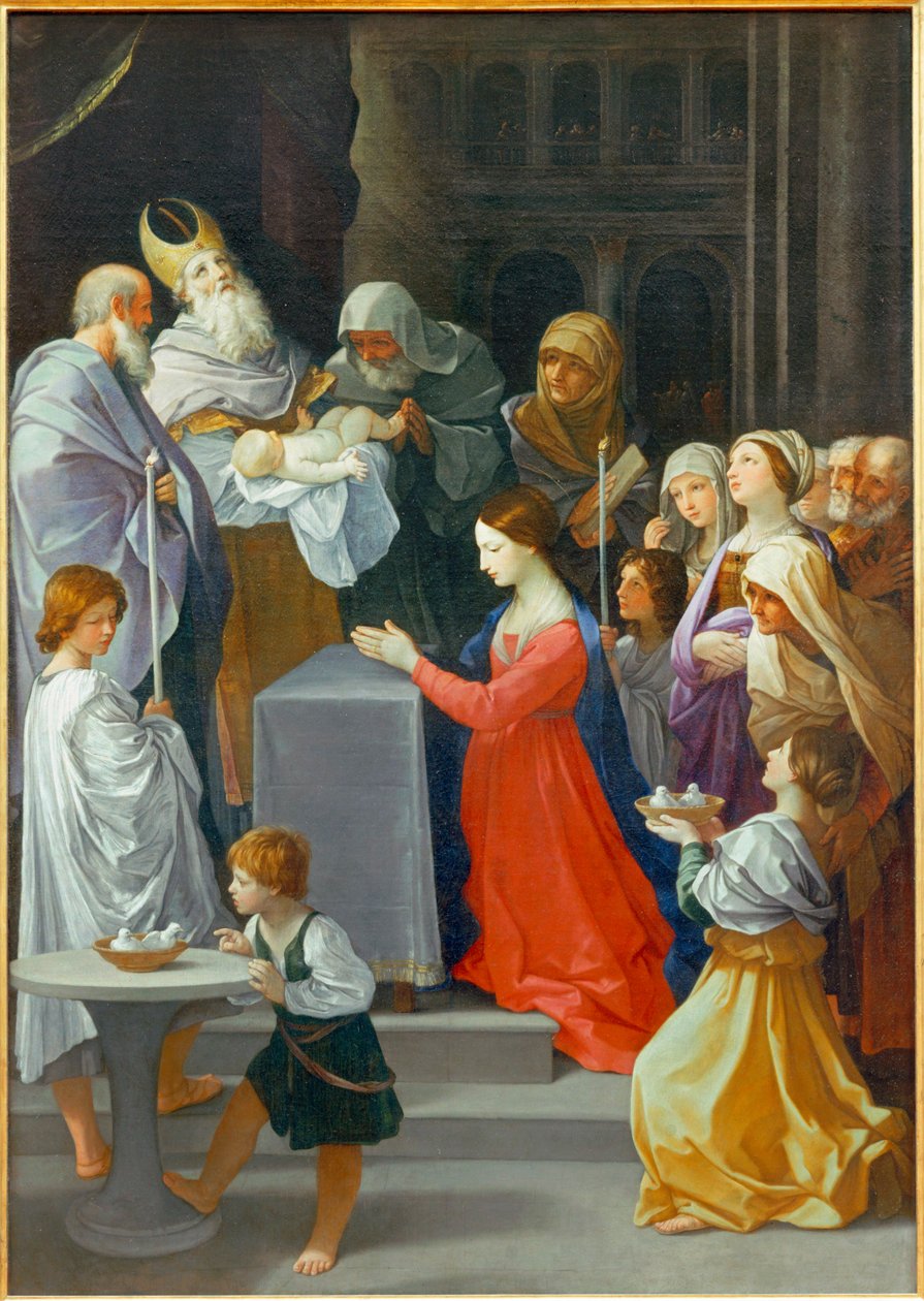 La Purification de la Vierge - Oczyszczenie Maryi Dziewicy ... autorstwa Guido (follower of) Reni