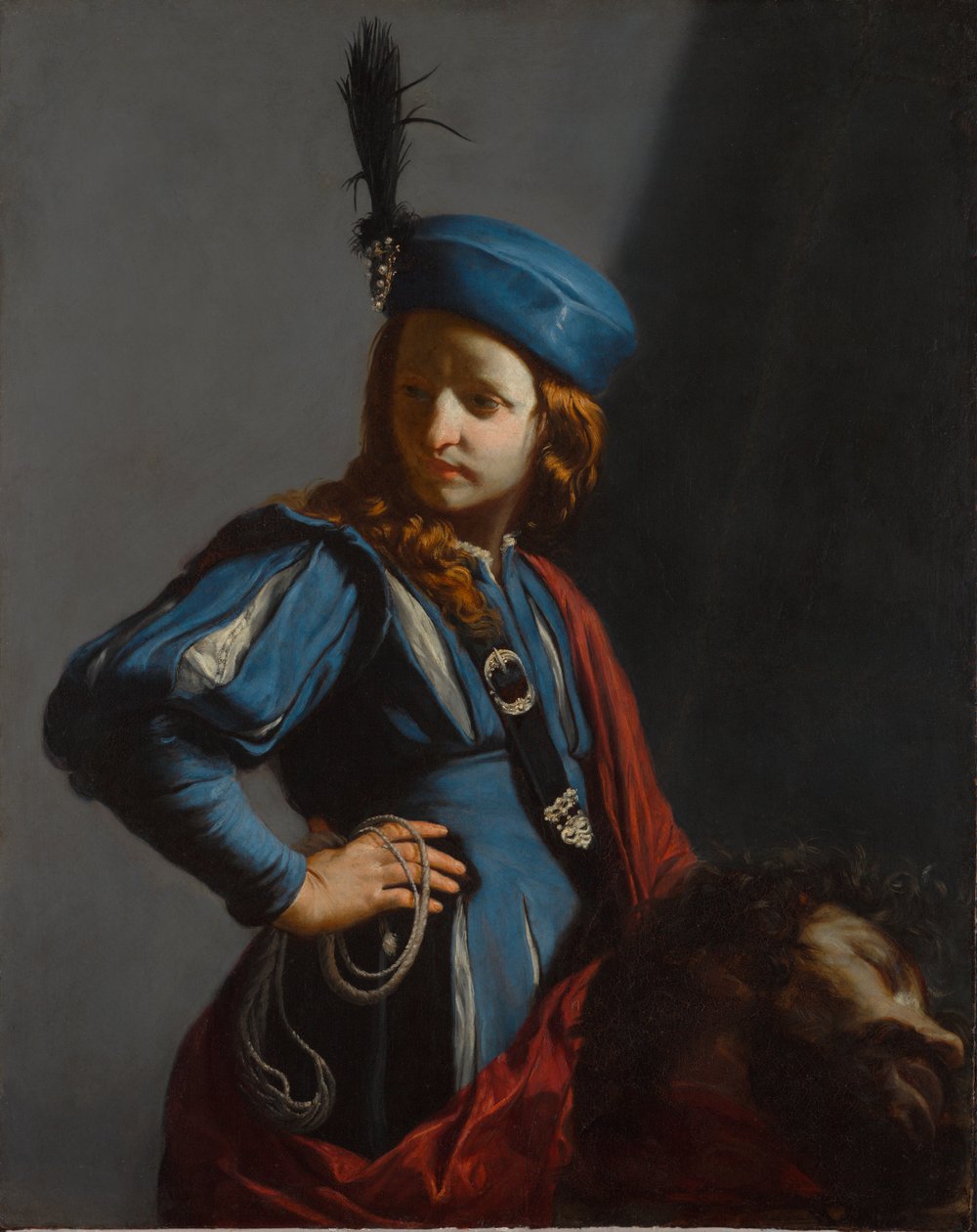 Dawid z głową Goliata, ok. 1645-50 autorstwa Guido Cagnacci