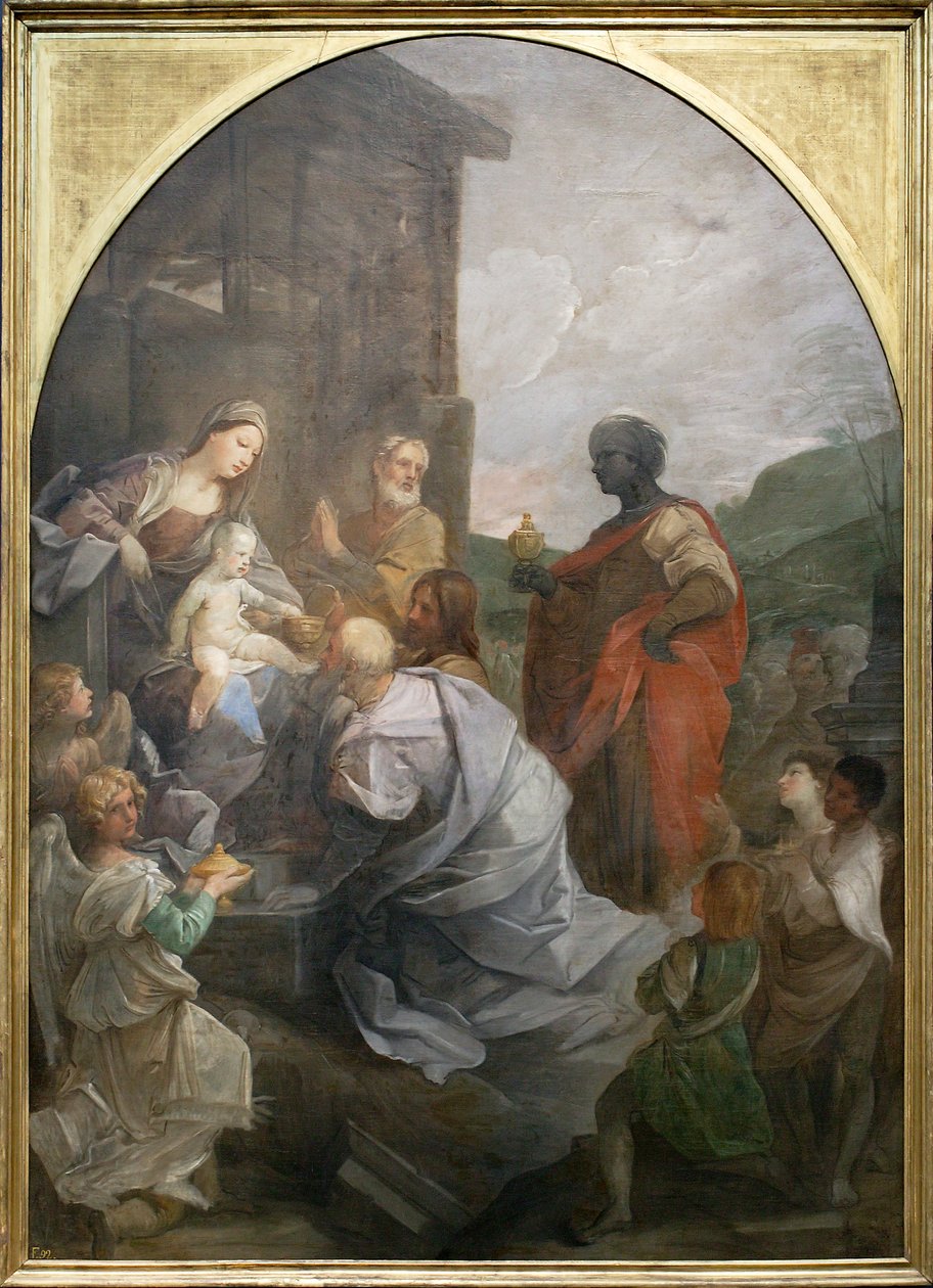 Adoracja Trzech Króli autorstwa Guido Reni
