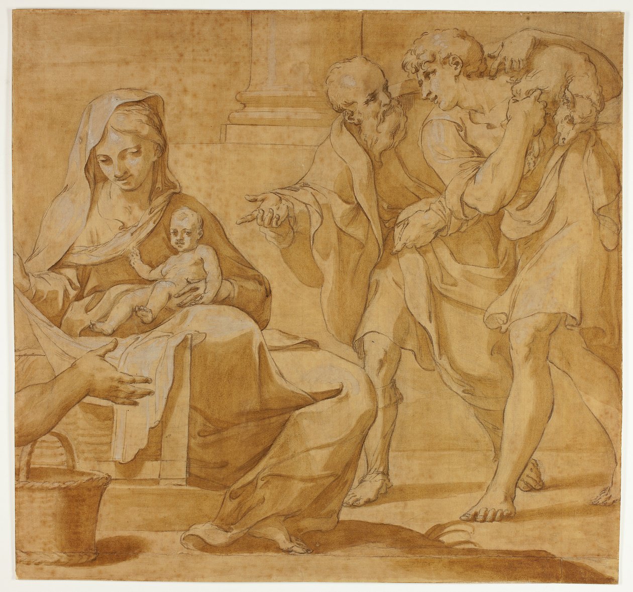 Adoracja pasterzy autorstwa Guido Reni