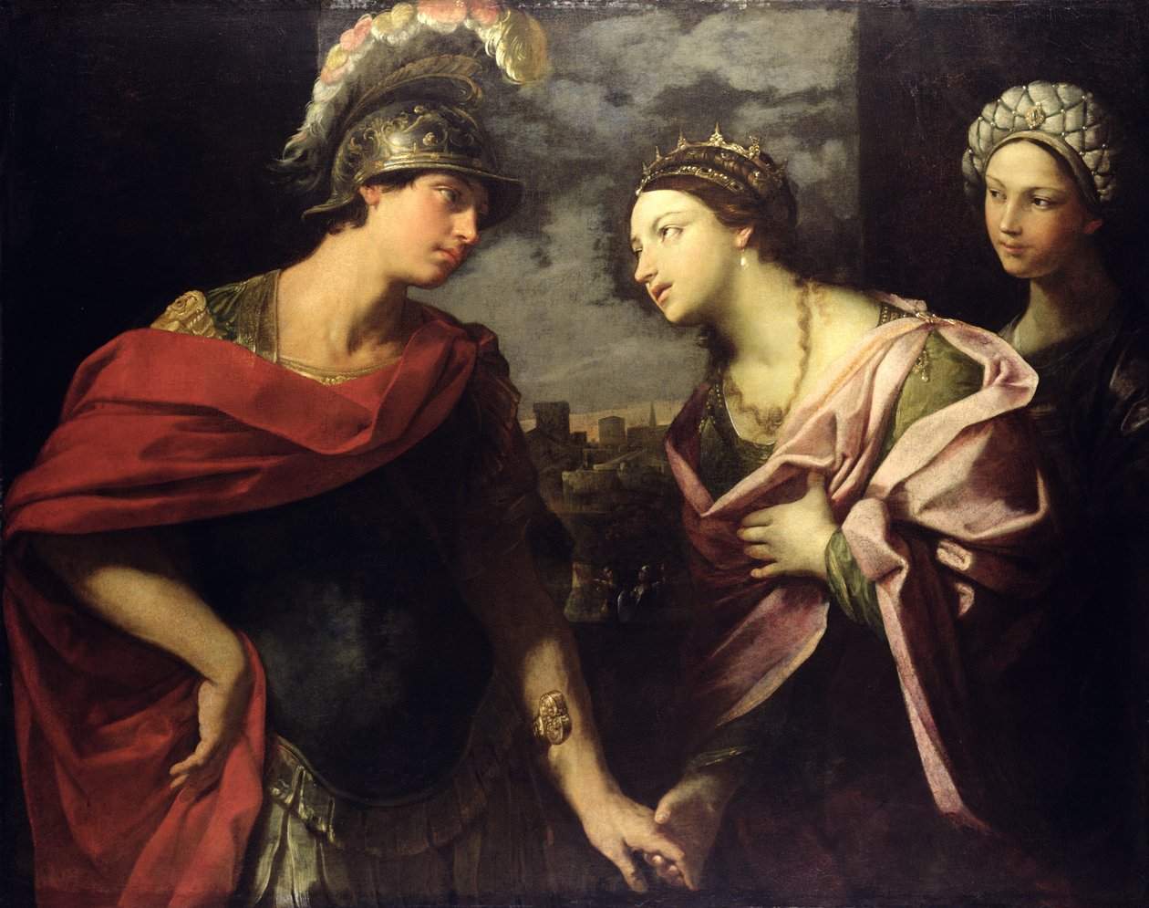 Eneasz żegna się z Dydoną, ok. 1630 autorstwa Guido Reni