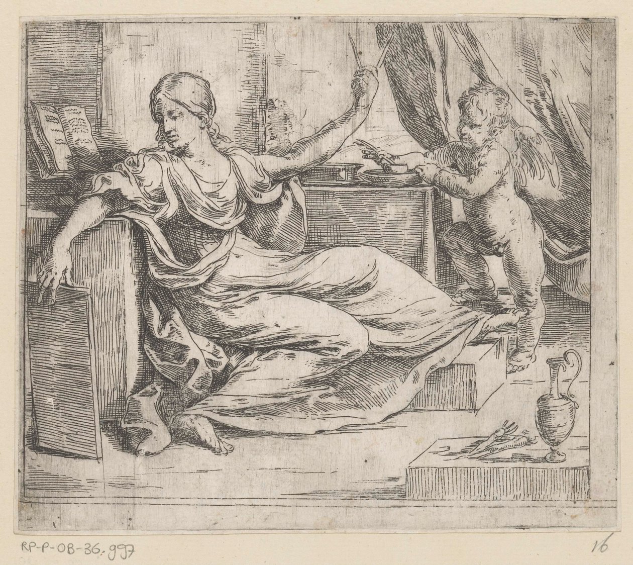Alegoria uczenia się autorstwa Guido Reni