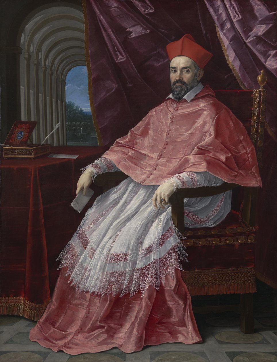 Kardynał Roberto Ubaldini (1581–1635), legat papieski w Bolonii autorstwa Guido Reni