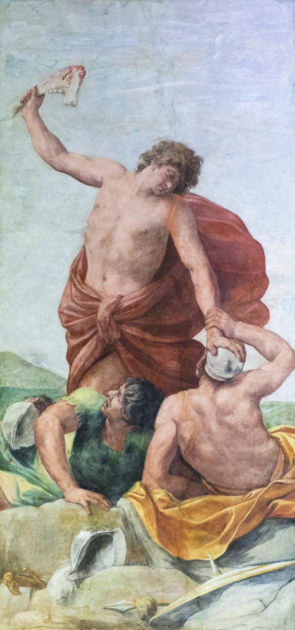 Freski sufitowe sali weselnej Aldobrandinich, przedstawiające sceny z opowieści Samsona (fresk) autorstwa Guido Reni