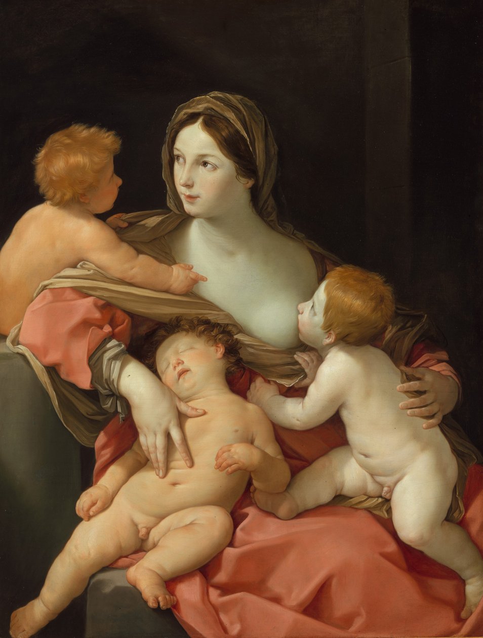Dobroczynność (olej na płótnie) autorstwa Guido Reni