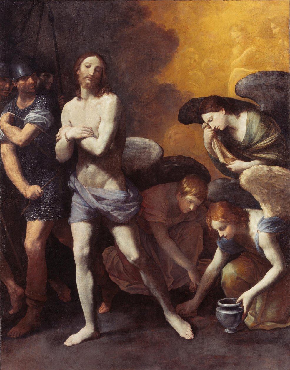 Odprowadzenie Chrystusa po biczowaniu autorstwa Guido Reni